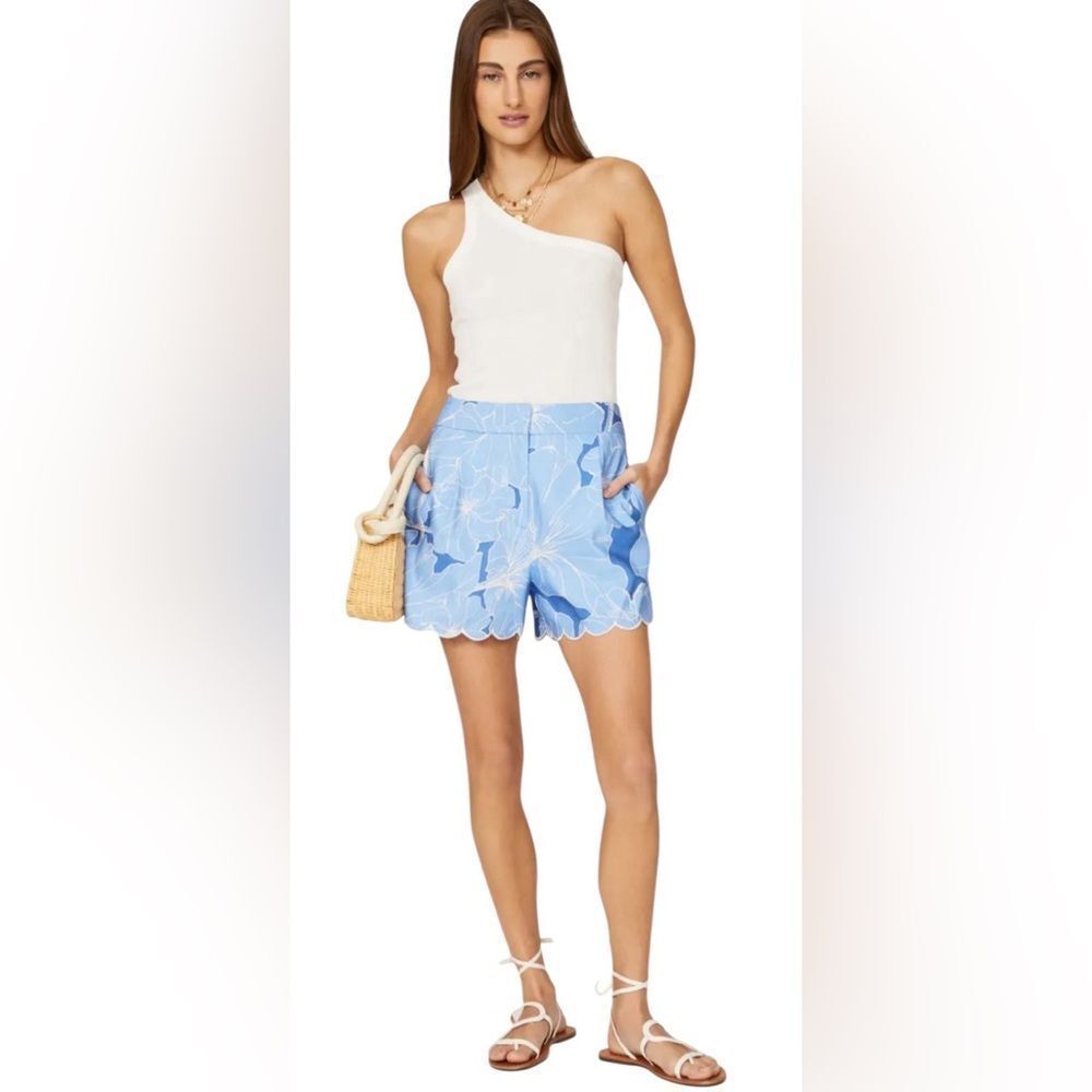 Milly Casey Waterlily Shorts Size 12